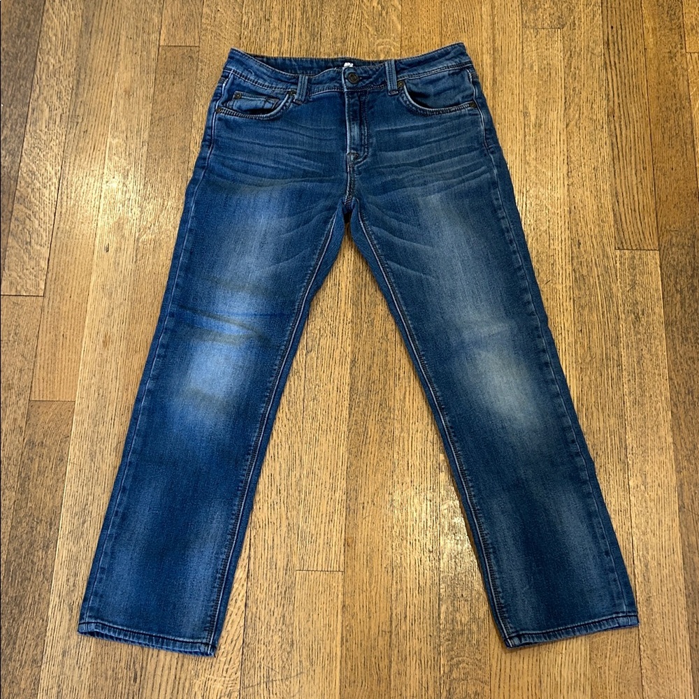 7 For All Mankind Kids Dark Blue Washed Jeans